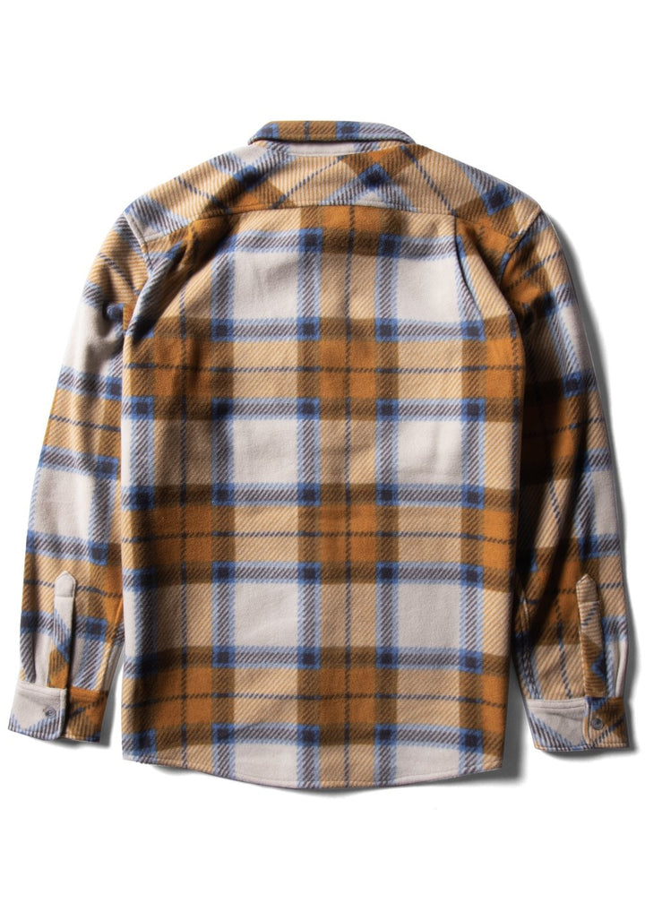 Vissla Eco-zy LS Polar Flannel - Dark Honey