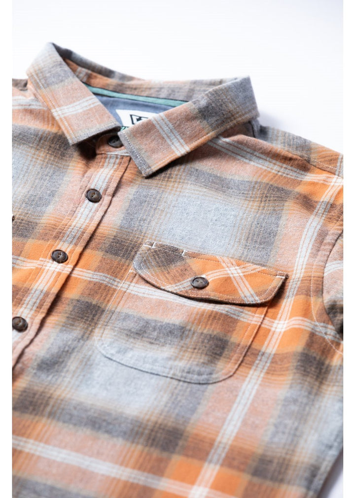 Vissla Central Coast Eco LS Flannel - Oxide