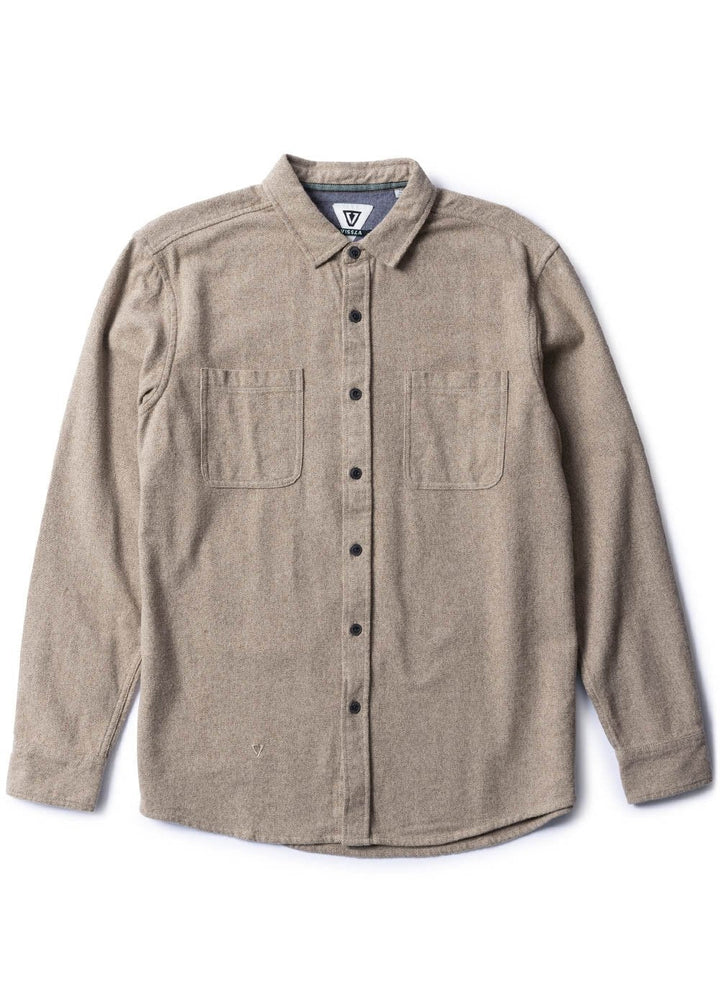 Vissla Shaper Eco Flannel, Dark sand