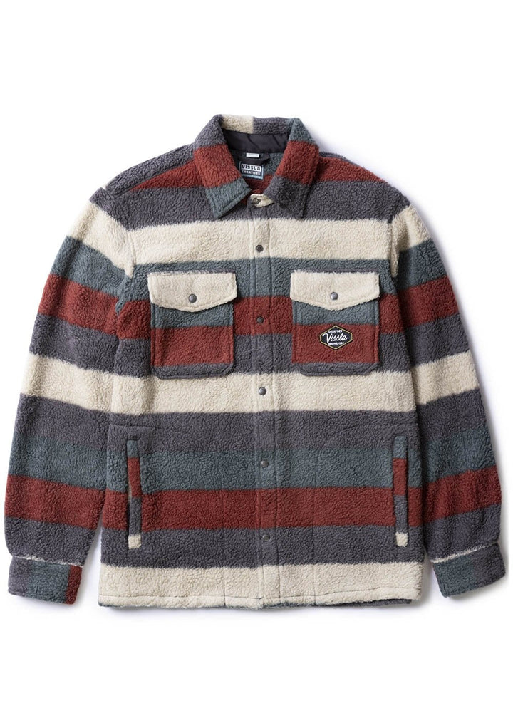 Vissla Peaks Sherpa Woven Shirt -Fired Brick