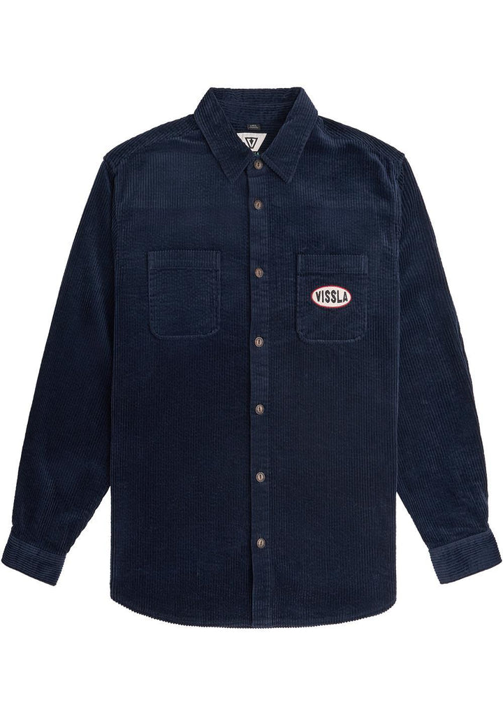 Vissla Blink Woven Shirt., dark naval