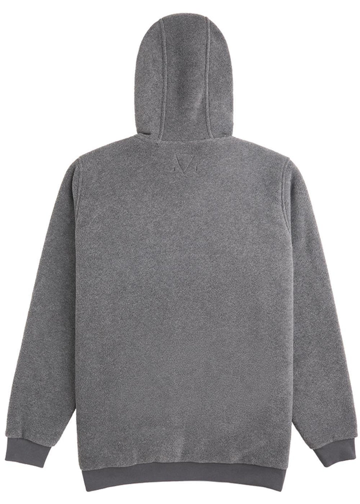 Vissla Eco-zy Polar Zip Hoodie Fleece - Charcoal