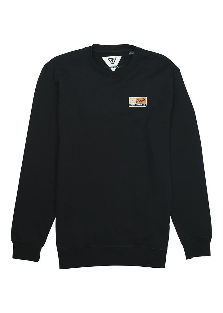 Vissla HVAC Eco Crew Fleece - Black