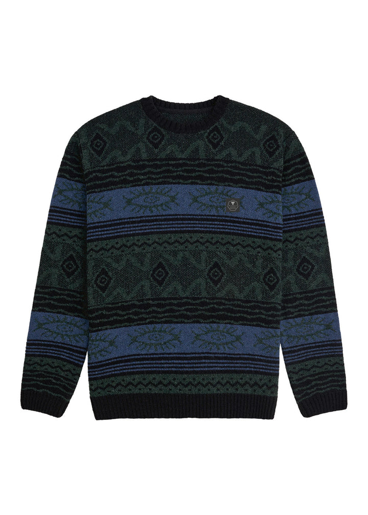 Vissla Blur Jacquard Crew Sweater