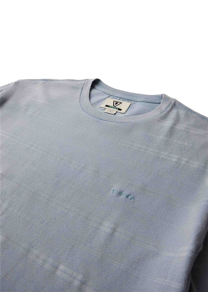 Vissla Trim Lines Tee in Faded Denim, view 4