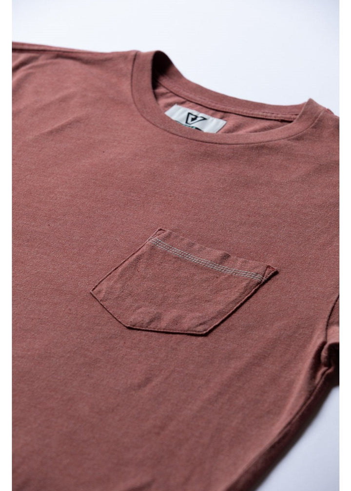 Vissla Solid Sets Pkt Tee, Fired brick