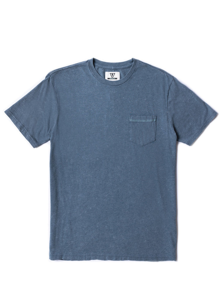 Vissla Solid Sets Ss Pkt Tee - Sea Water