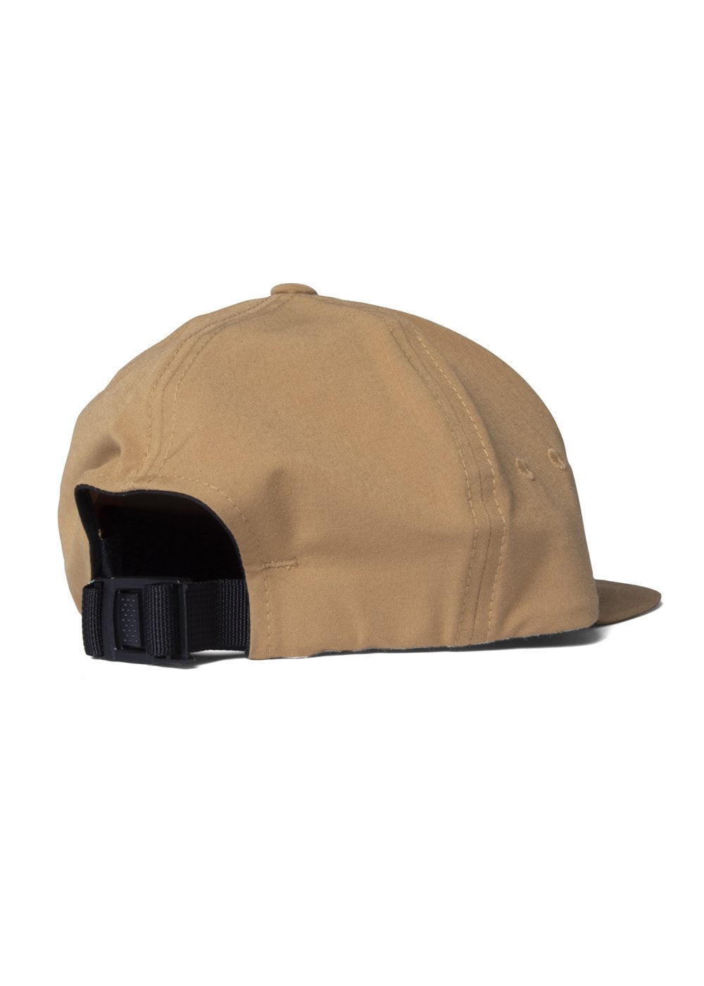 Vissla Lay Day Eco Hat in husk color, back view with adjustable strap.