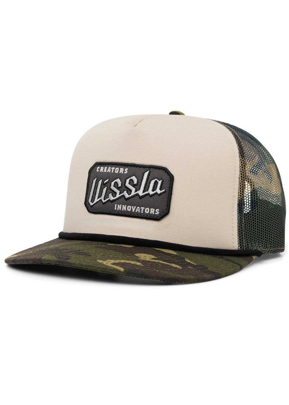 Vissla Garage Foam Trucker Hat in Camo
