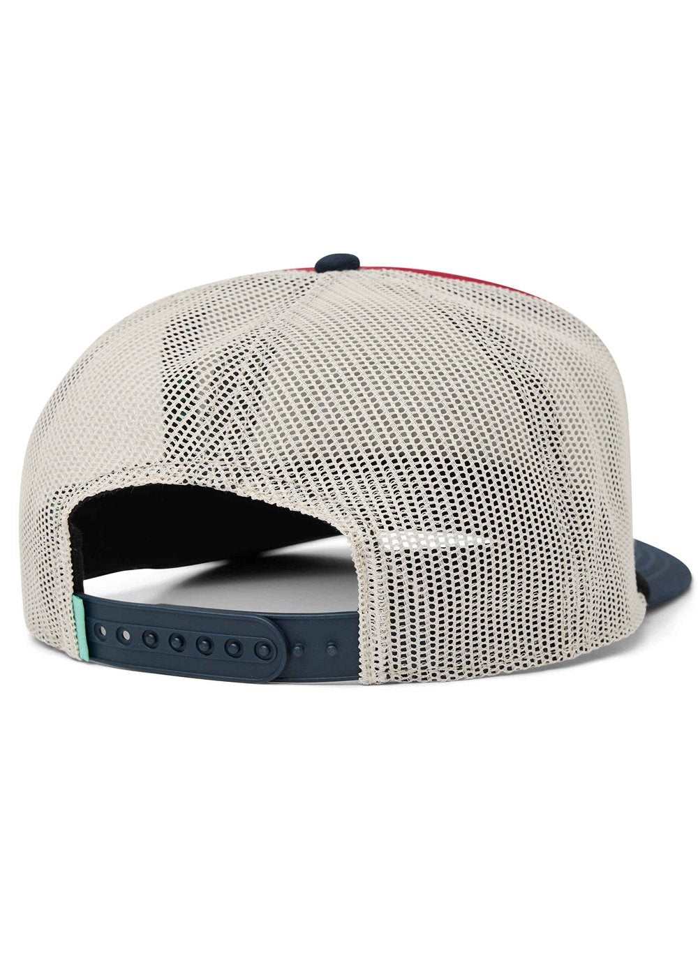 Vissla Garage Foam Trucker Hat in Retro Red, view 2