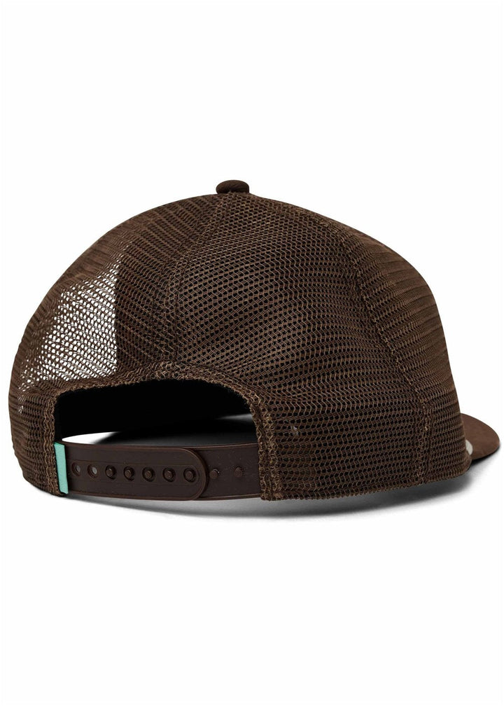 Vissla Tec Surf Farm Trucker Hat in Dark Earth, view 2