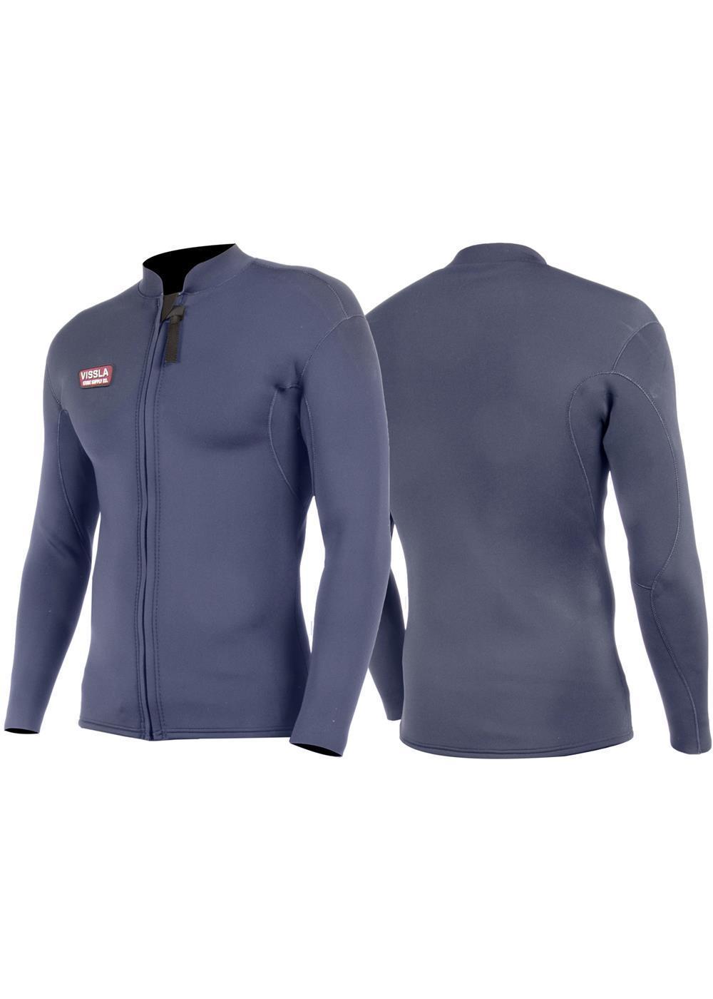 Vissla Solid Sets 2mm Front Zip L/S Wetsuit Jacket