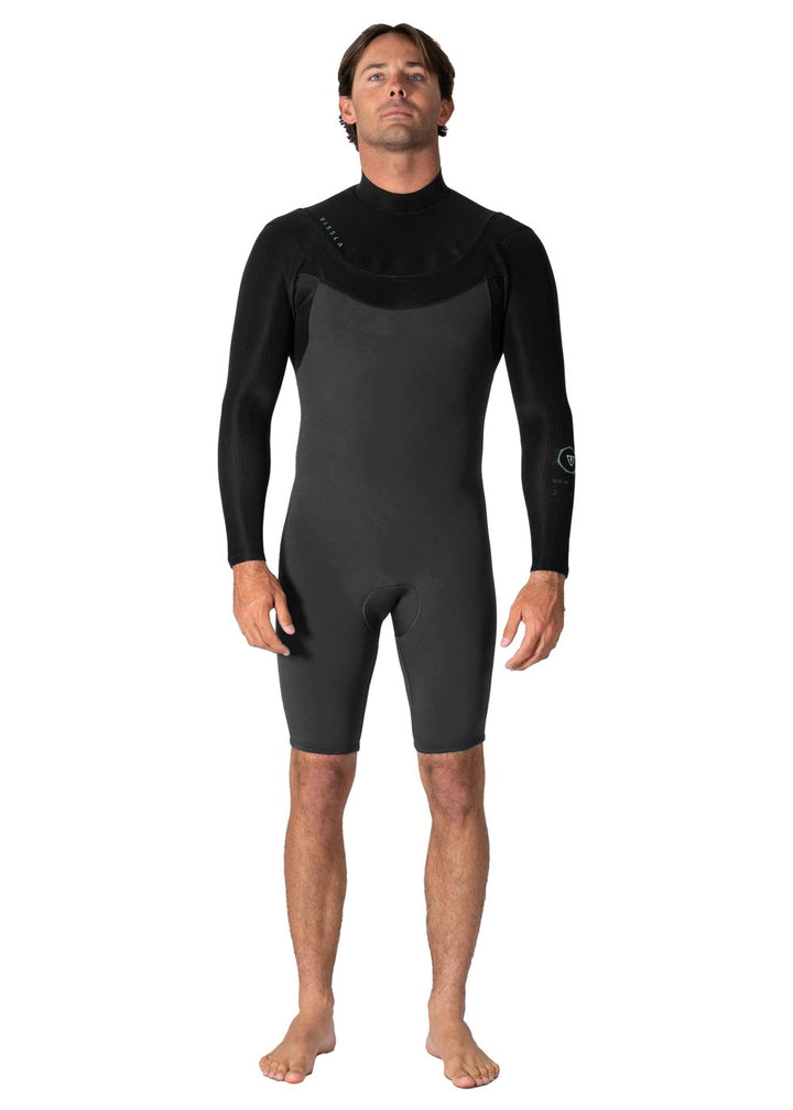 Vissla New Seas 2-2 Ls Spring U - Zip in Charcoal