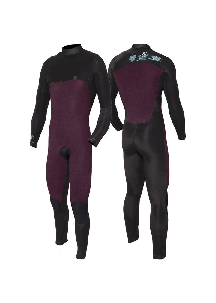 VIssla 7 Seas comp 3-2 Chest Zip Full Suit - graphite