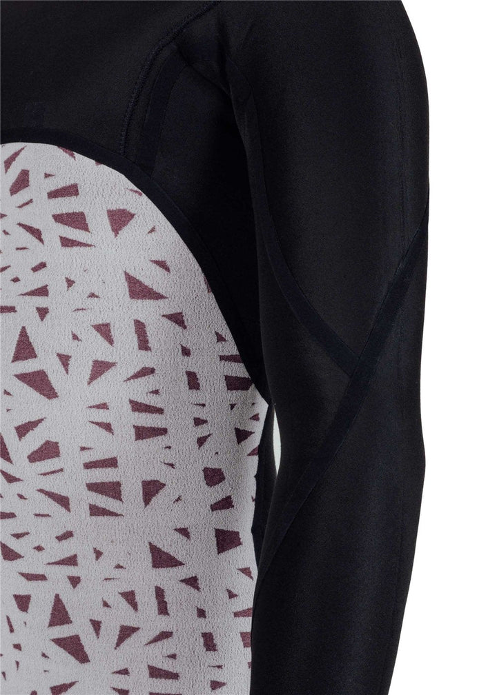 Vissla 7 Seas 3-2 Full Chest Zip in Black, view 10