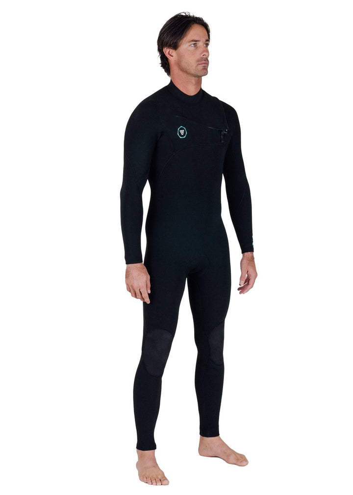 Vissla 7 Seas 3-2 Full Chest Zip in Black, view 4
