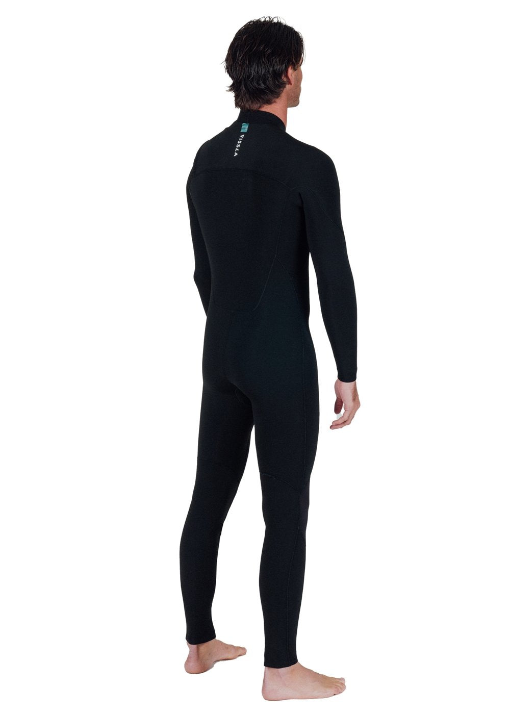 Vissla 7 Seas 3-2 Full Chest Zip in Black, view 5