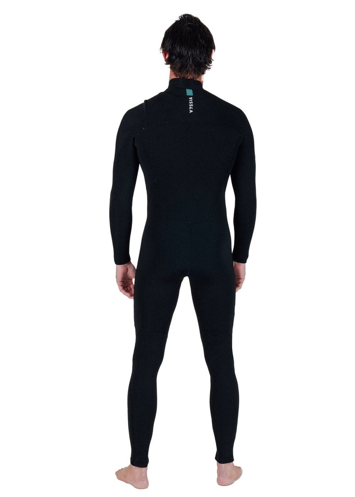 Vissla 7 Seas 3-2 Full Chest Zip in Black, view 6