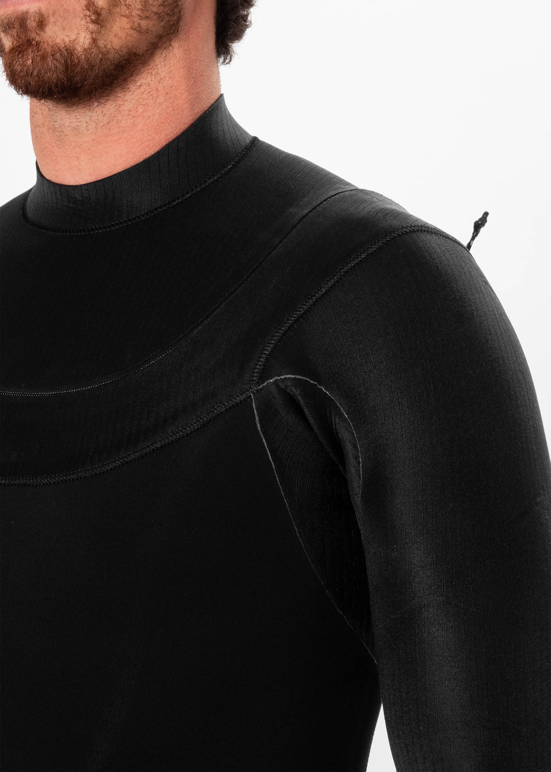 Vissla New Seas 3-2 U-Zip Wetsuit in Black 2, view 6