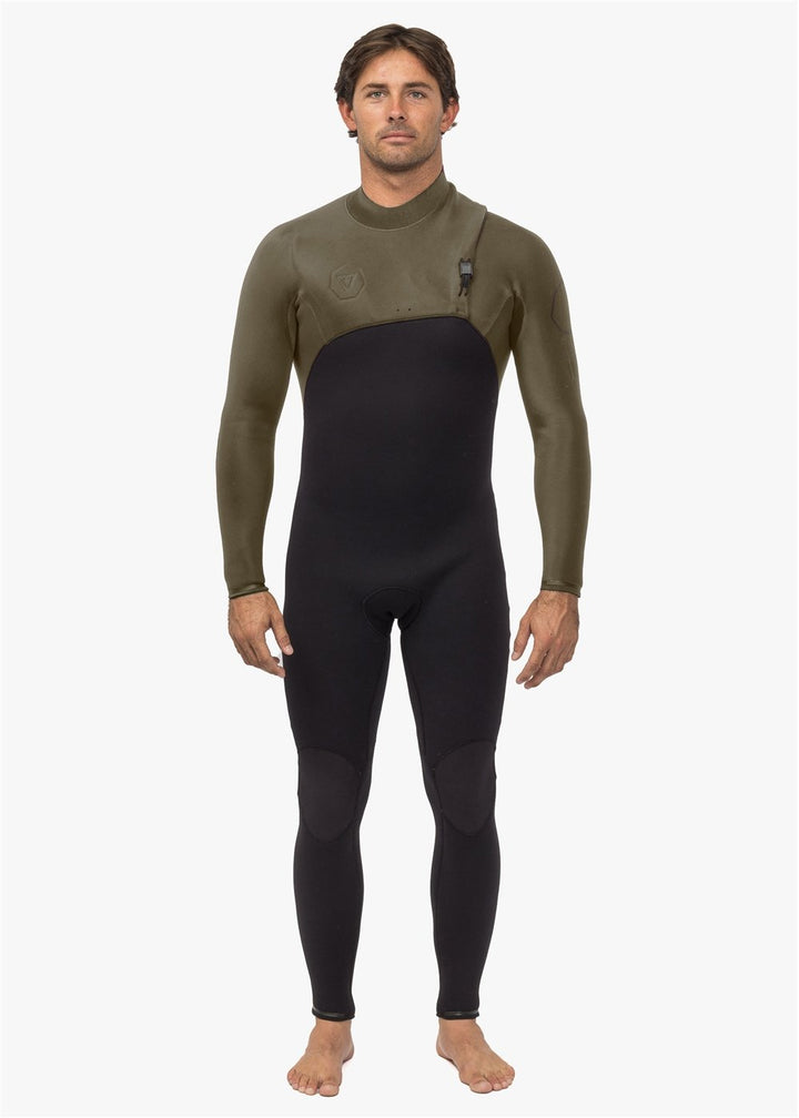 Vissla High Seas II 4-3 No Zip Full Suit - army