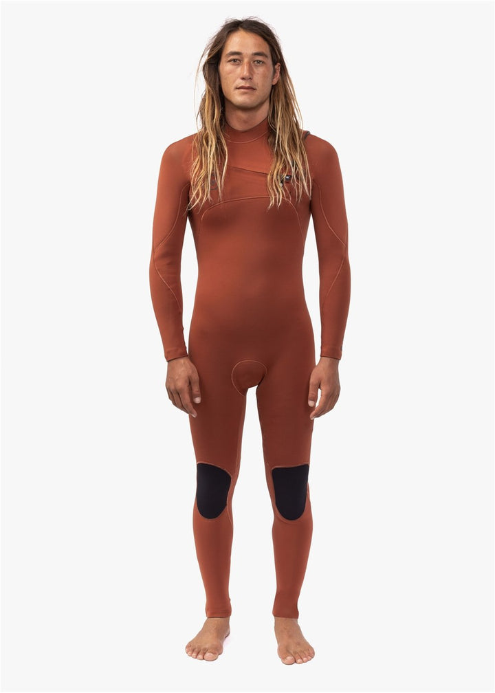 Vissla 7 Seas 4-3 Full Chest Zip - terracotta