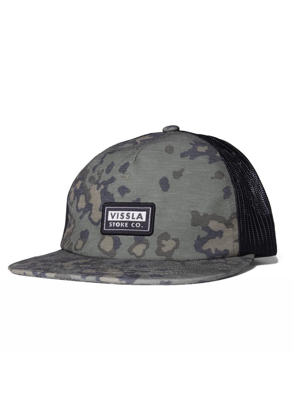 Vissla Lay Day Eco Trucker II Hat-Camo