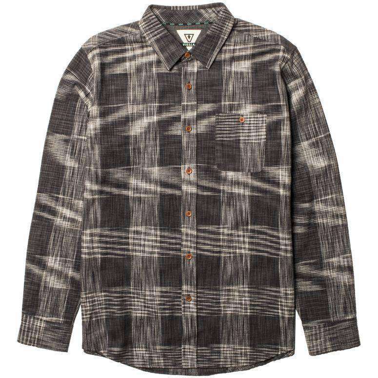 Vissla checked out flannel shirt - Black