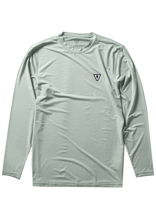 Vissla Twisted Eco L/S Lycra - Sea Green Heather