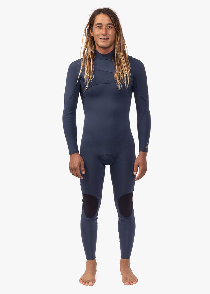 Vissla 7 Seas 4-3 Chest Zip Full Suit- dark slate