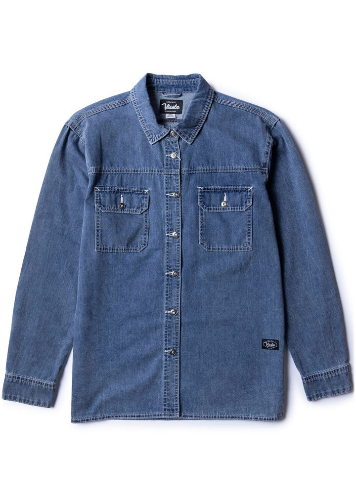 Vissla Creators LS Workshirt - Dark Denim