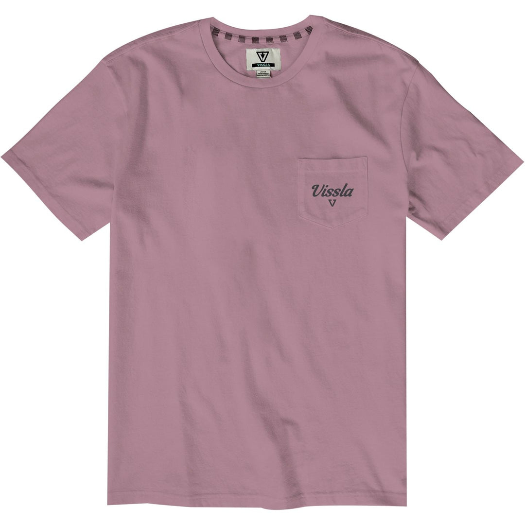 Vissla Dynasty SS PKT Tee - Dusty Rose