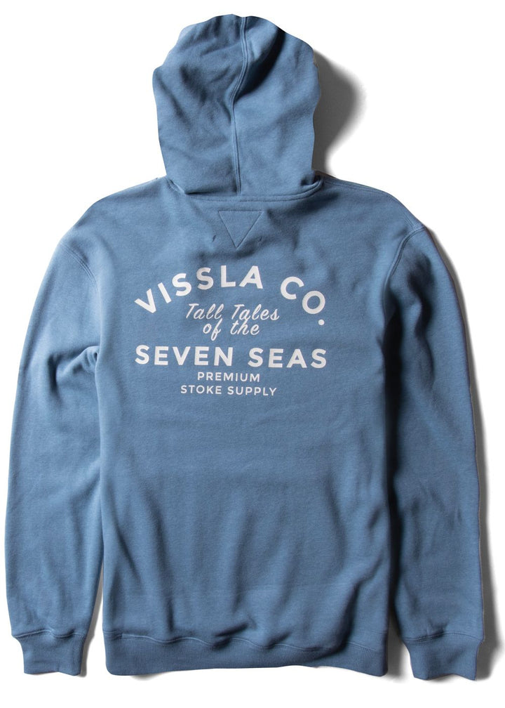 Vissla Coastal Eco Po Hoodie - Tidal Blue