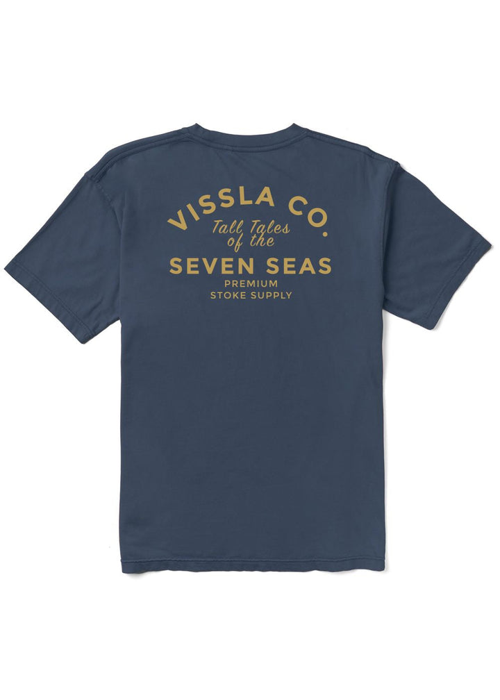 Vissla Premium Stoke PKT Tee - Navy