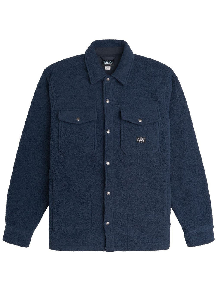 Vissla Peaks Sherpa Woven Shirt -Dark Naval