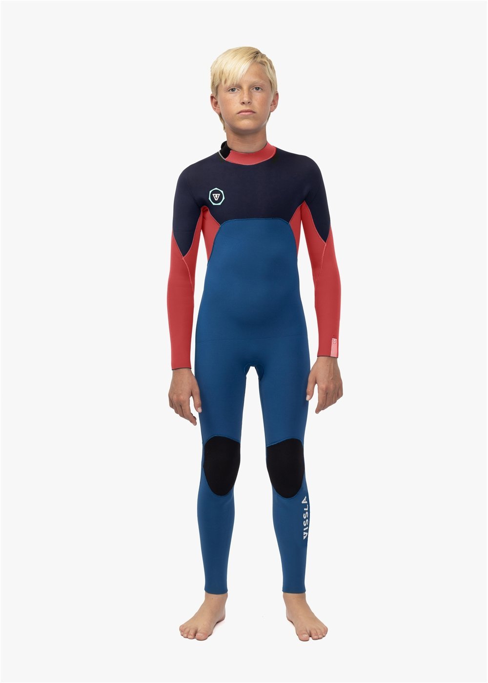 Vissla 7 Seas 4/3mm Boys Back Zip Full Suit - vissla.co.uk