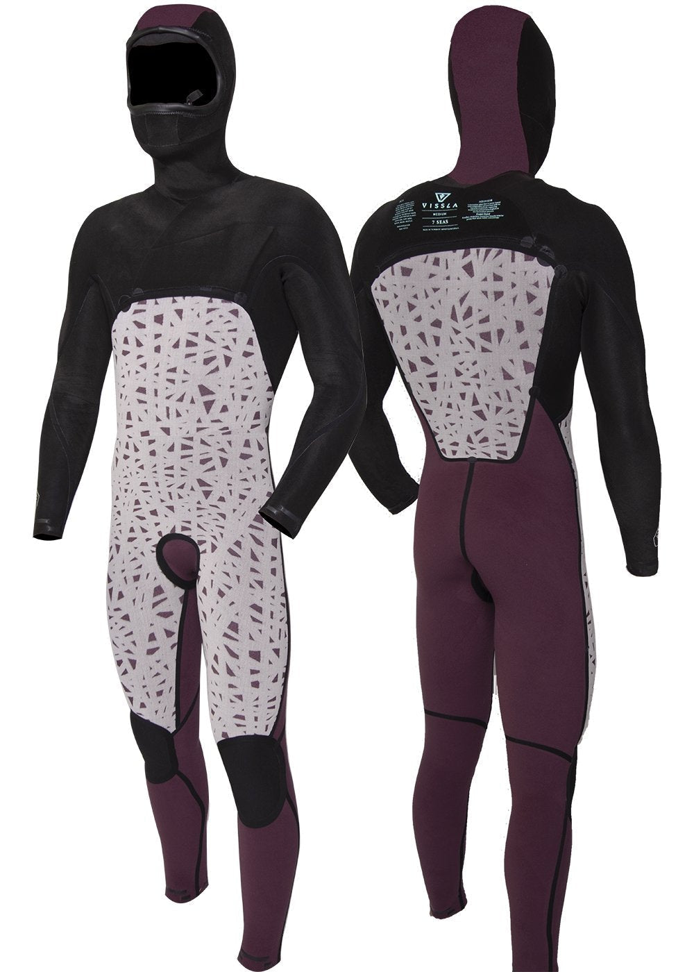 Vissla 7 Seas 5 - 4 - 3 full hooded chest zip - vissla.co.uk