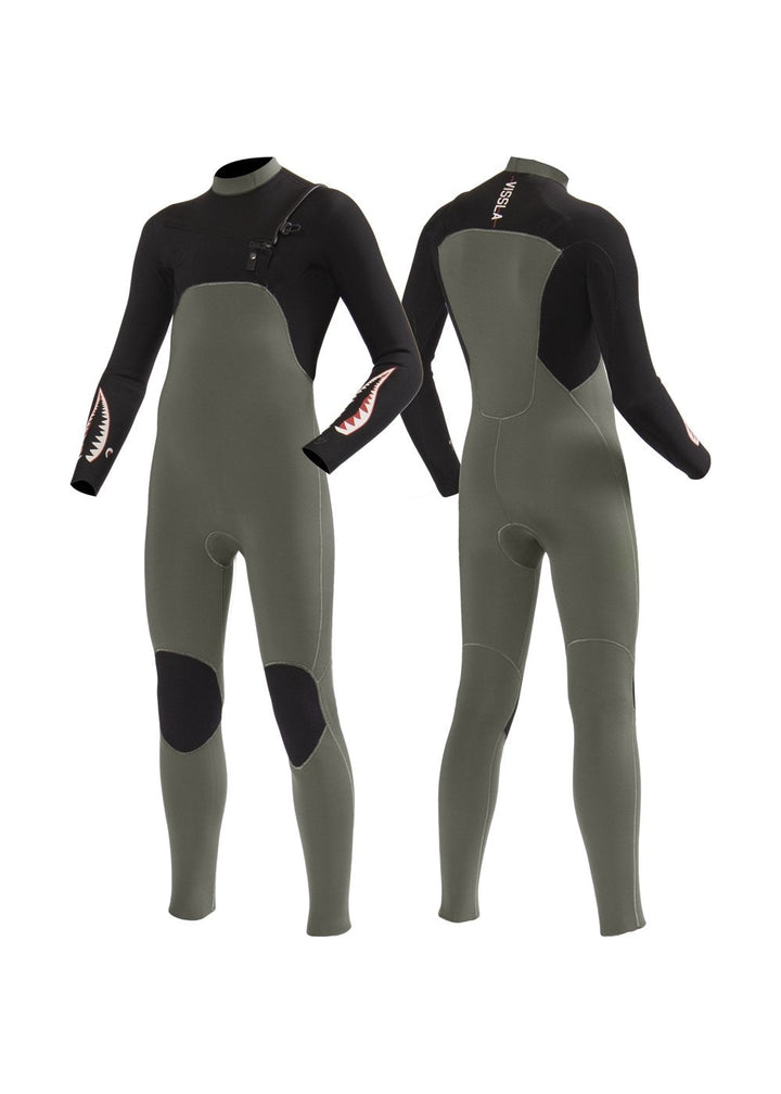 Vissla 7 Seas boys 3 - 2 full chest zip wetsuit - vissla.co.uk
