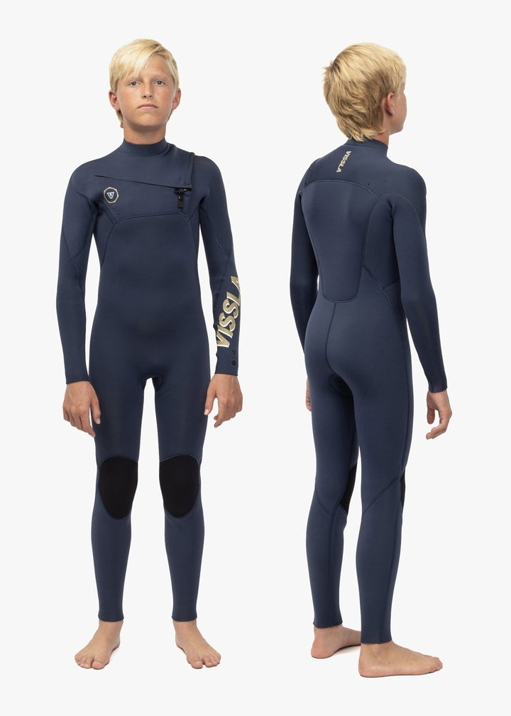 Vissla 7 Seas boys 3 - 2 full chest zip wetsuit - vissla.co.uk
