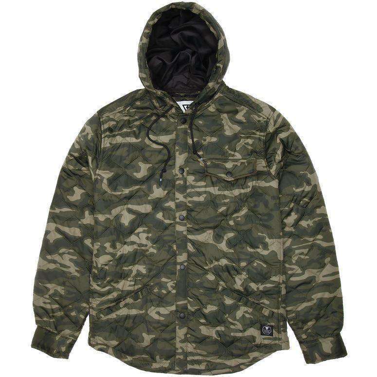 Vissla Cronkite camo hooded jacket - vissla.co.uk