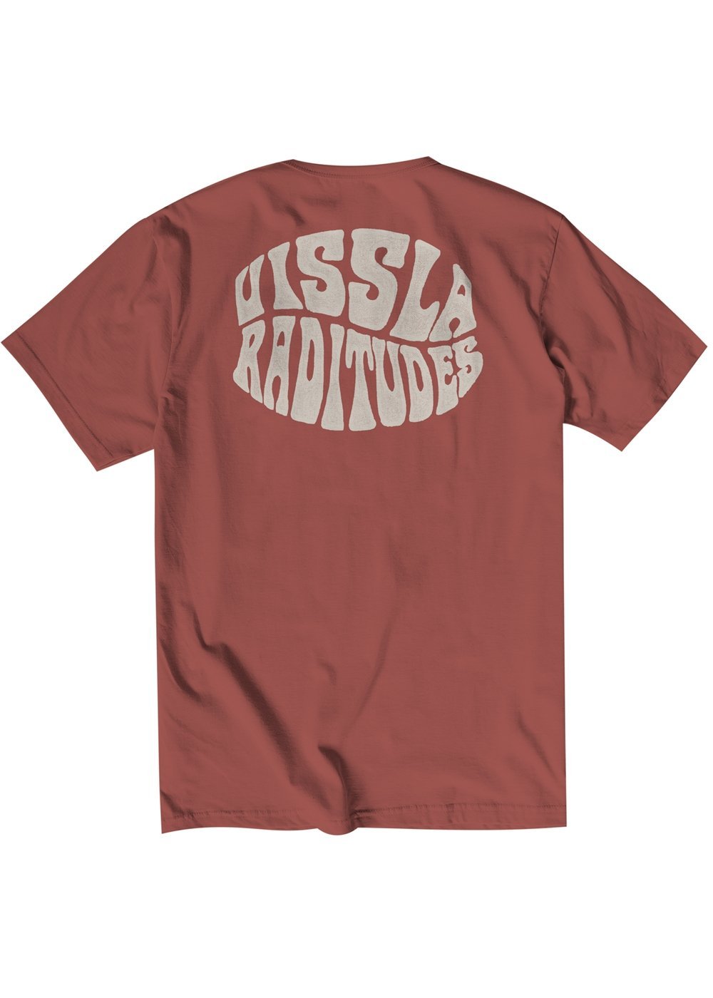 Vissla Raditude Organic Tee - Rusty Red - vissla.co.uk