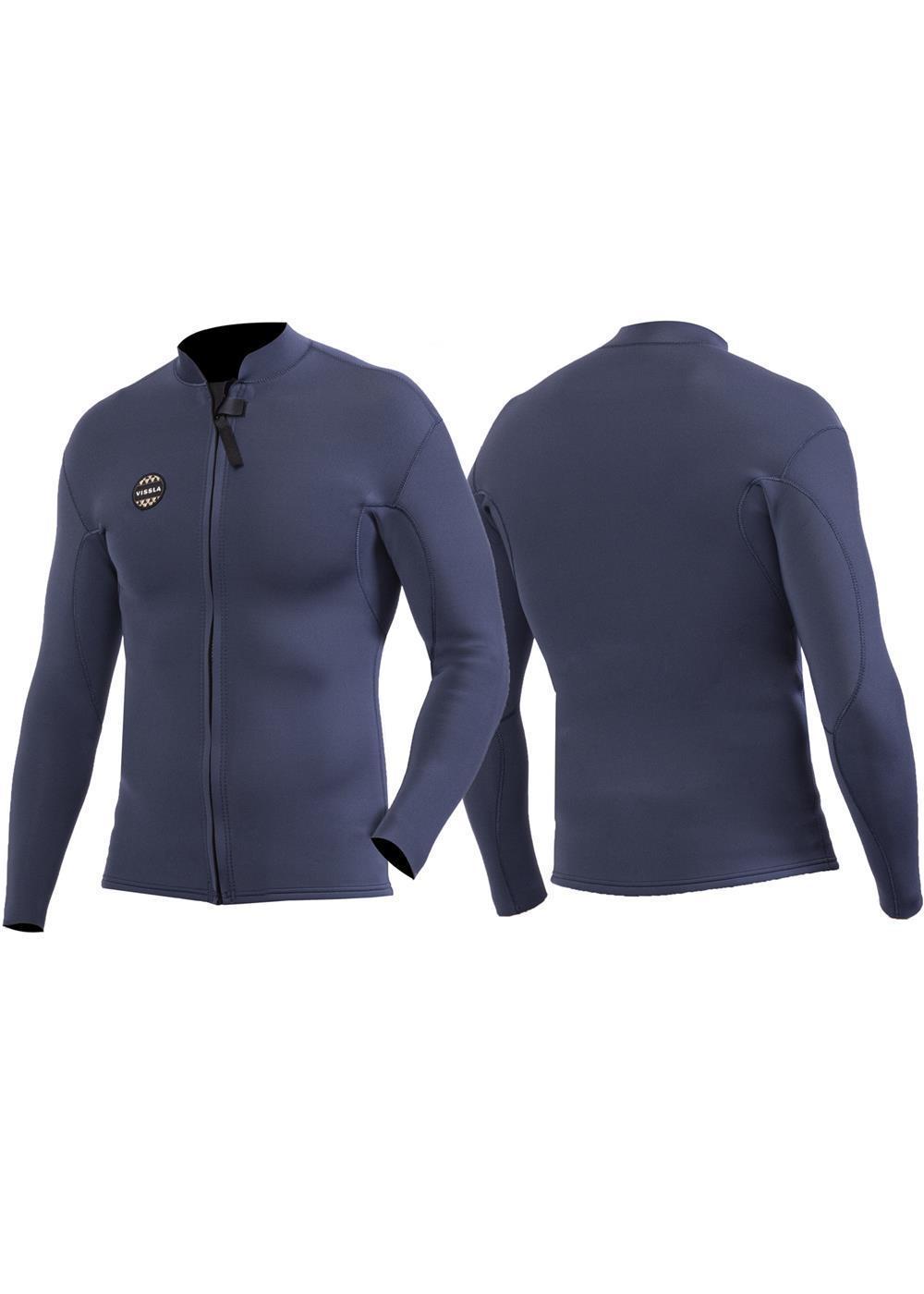 Vissla Solid Sets 2mm Front Zip L/S Wetsuit Jacket - vissla.co.uk