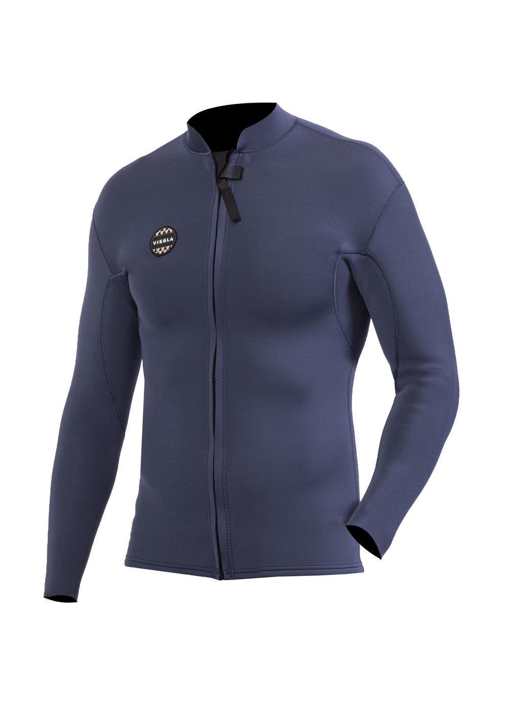 Vissla Solid Sets 2mm Front Zip L/S Wetsuit Jacket - vissla.co.uk