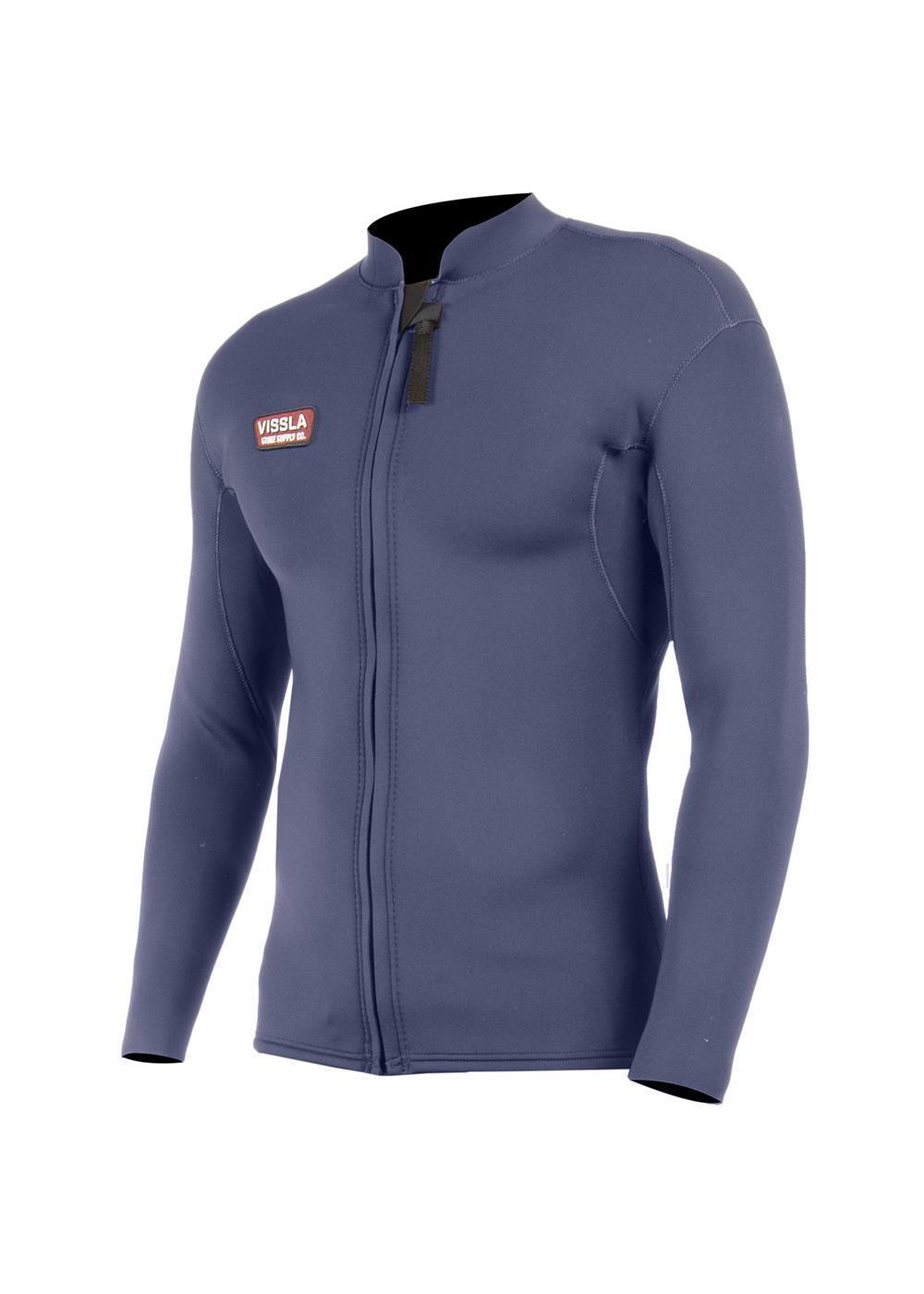 Vissla Solid Sets 2mm Front Zip L/S Wetsuit Jacket - vissla.co.uk