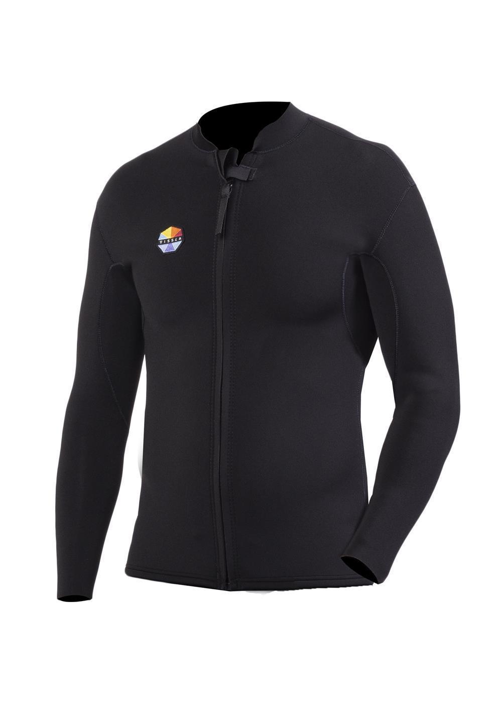 Vissla Solid Sets 2mm Front Zip L/S Wetsuit Jacket - vissla.co.uk